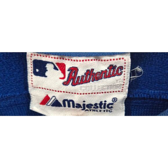 Majestic Sz Large Chicago Cubs Therma Base Long Sleeve Fleece - Picture 2 of 7